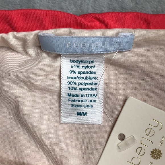 Eberjey M/L Bikini Striped Top with Solid Bottom New with tags - Picture 3 of 11